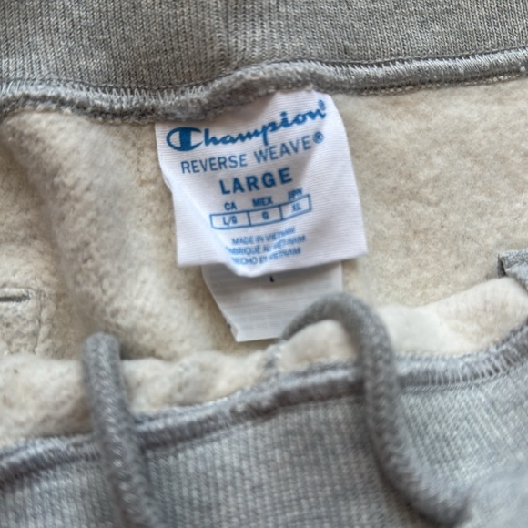 Sweatpants, Champion size large NWT Grey & white. - Picture 2 of 4
